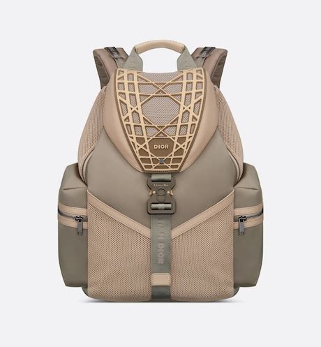 Dior Sahara Basket Backpack Brown Papyrus, Banana Leaf and .